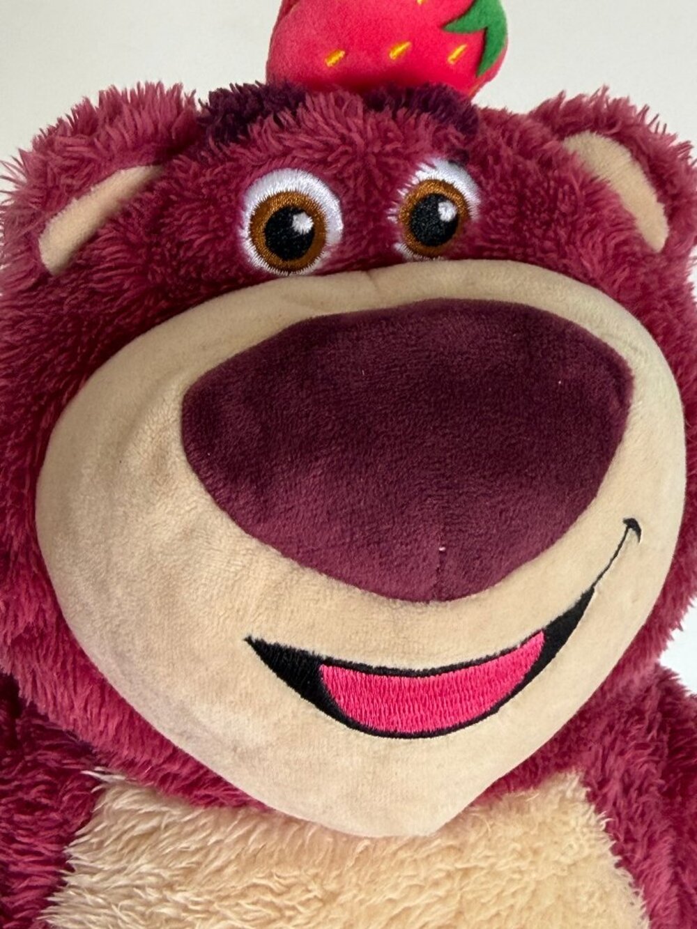 Disney Pixar Lotso Pink Strawberry O'Huggin Bear Toy Story Bear Stuffed Animal - Picture 13 of 13